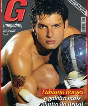 Goleiro Fabiano Borges nu na G Magazine