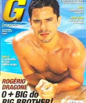 Rogério Dragone pelado na revista G Magazine